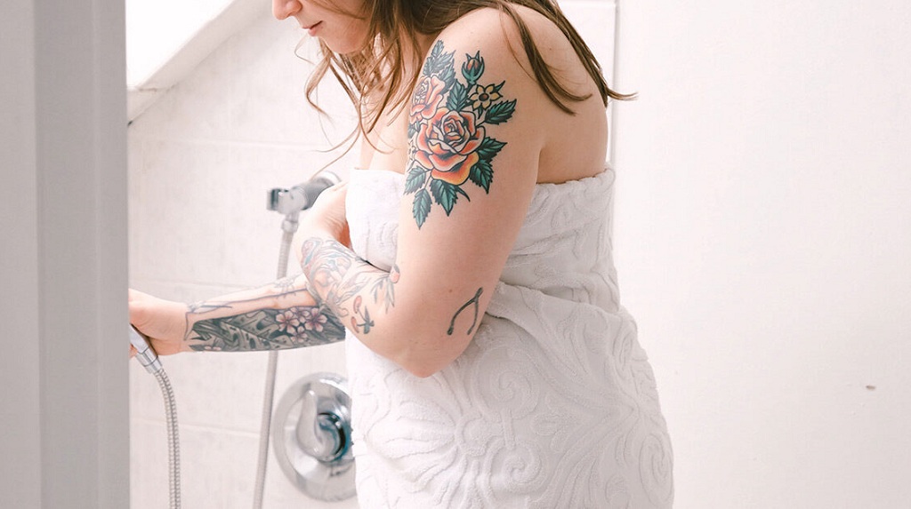How to Shower With a New Tattoo