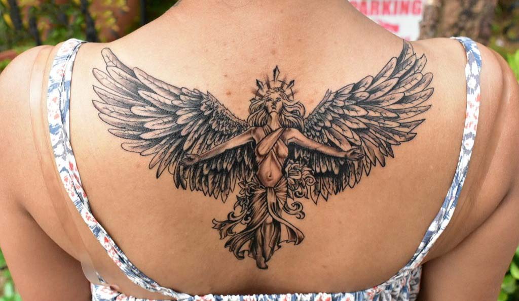 Learn 98+ about angel tattoo ideas super cool - in.daotaonec
