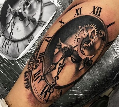 101 Best Clock Gear Tattoo Ideas That Will Blow Your Mind! - Outsons