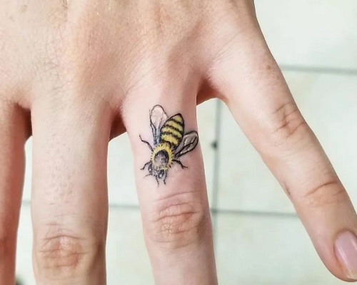 Bumble bee tattoo