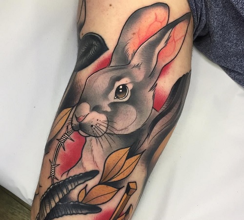 The 13 Best Gorgeous Bunny Tattoos That Any Fan Will Adore