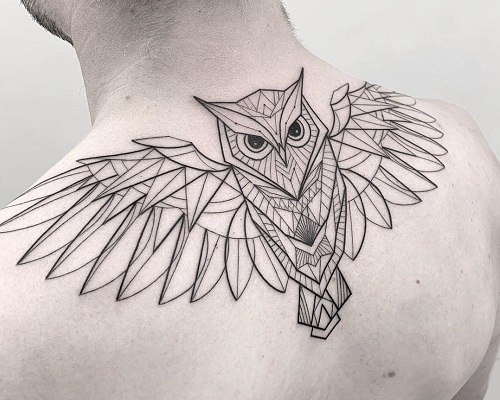 Owl tattoos in history and mythology