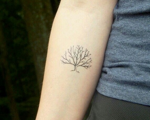Simple Tree of Life Tattoo