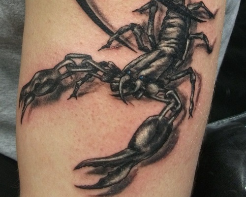 Zodiac scorpion tattoo for Scorpios